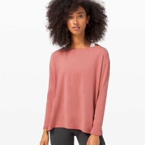 Lululemon Back in Action Long Sleeve Shirt